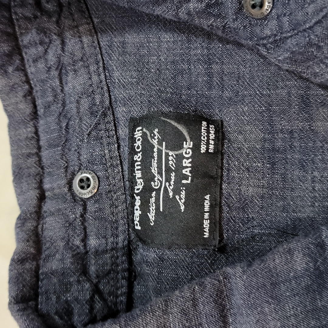 Paper Denim And Cloth Denim Shirt